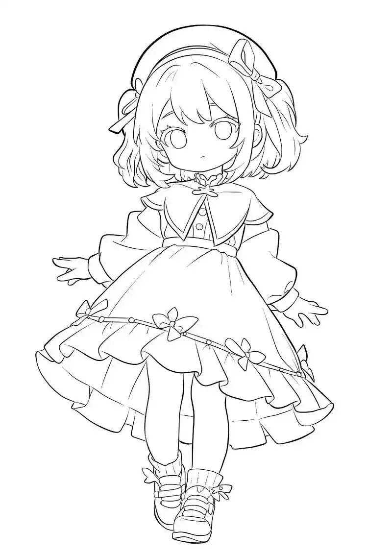 粉粉嫩嫩的小女孩.一直在纠结头发和裙子谁颜色更重一些﹋o﹋#