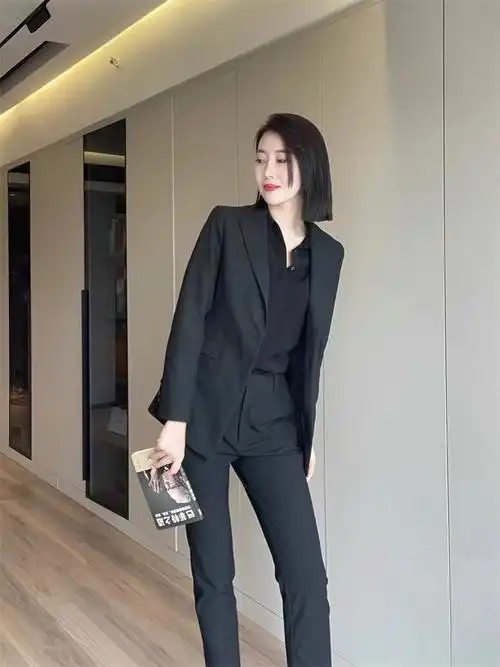 现货#2024年秋季新款高级感西装外套女气质女装休闲时尚西服套… - 17