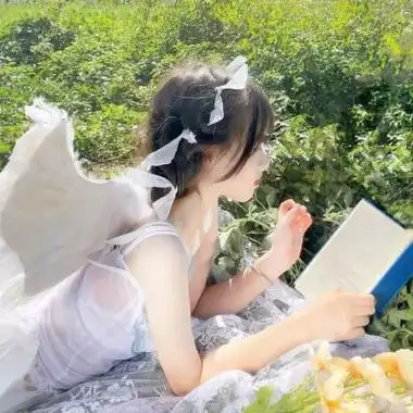 梦幻很仙气的真人女生头像图片 女生天使带翅膀的头像图片大全_女生