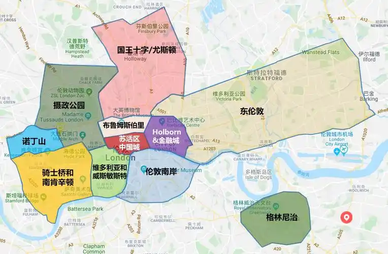 伦敦十一大商圈划分按照商圈划分,伦敦有十一大主要商圈,覆盖了绝大