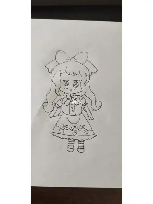 这是我画的迷你世界里面的爱丽丝