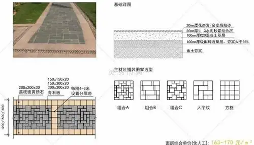 地面景观还为人们提供了良好的休息,活动场地道路铺装不仅仅具有组织