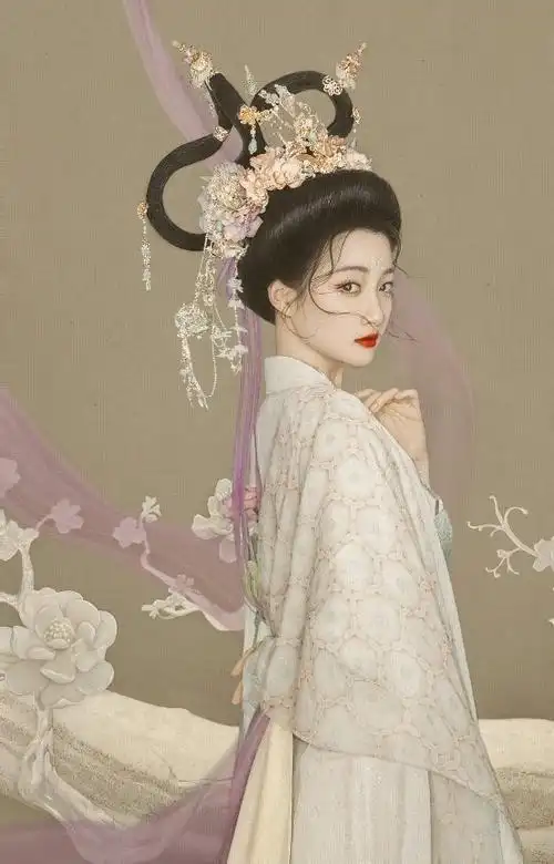 关晓彤首次古装写真百花仙子造型惊艳全场